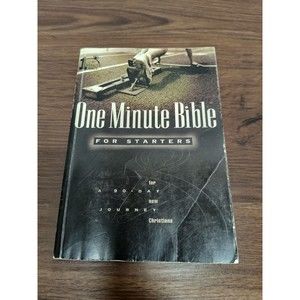 One Minute Bible for Starters Vol. 1 : A 90 Day Journey for New Christians by...